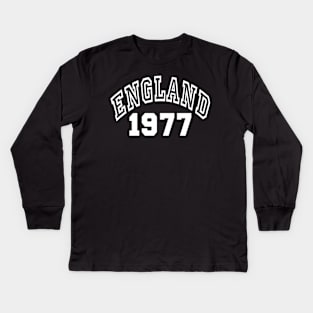 england Kids Long Sleeve T-Shirt
